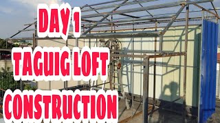 TAGUIG AREA LOFT CONSTRUCTION DAY 1 [upl. by Nonek]