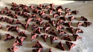 100 Hamantaschen in 30 min [upl. by Alrahs]