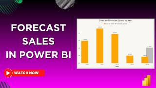 Forecast in Power BI amp Display as Overlapping Columns  Power BI Tutorial  MiTutorials [upl. by Ravert]