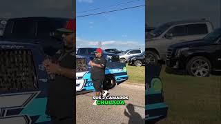 Las Mejores Camionetas y Autos en Edinburg ¡Impresionantes racing trokiando camaro [upl. by Aillicsirp]