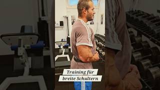 Training für breite Schultern Einfach aber es wirkt motivation fitness shoulder pump workout [upl. by Dnaltiac]