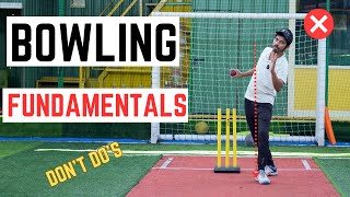 learn proper Bowling in cricket  Fundamental Mistakes in Bowling cricketmastery [upl. by Trip]