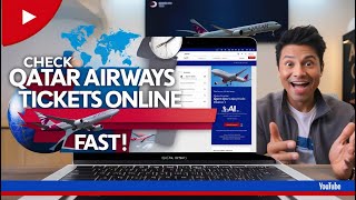 quotGuide to Checking Qatar Airways Tickets Online Easy Stepsquot [upl. by Dragon]