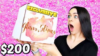 200 EXCLUSIVE GLITTER SLIMES SLIME REVIEW EXCLUSIVE SLIME REVIEW Nichole Jacklyne [upl. by Jotham636]