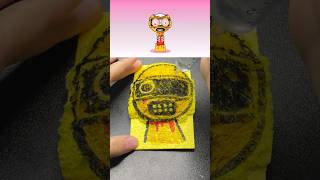 I drew Garrnold from Incredibox Sprunki with Magic Eraser Sponge sprunki incredibox 스프런키 [upl. by Tera]