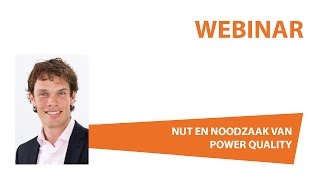 Nut en noodzaak van Power Quality [upl. by Picco]