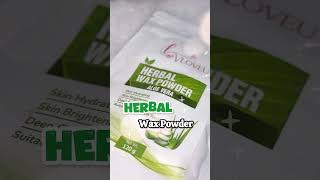 Herbal wax powder waxpowder easyrecipe waxing waxingathome [upl. by Nordgren505]