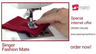 Singer Fashion Mate  Promo  Naaimachine Sewingmachine Machine a Coudre Nahmaschinen [upl. by Haff]