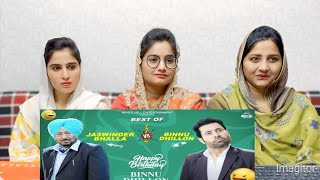 Jaswinder Bhalla  Binnu Dhillon Reaction Pakistani girls 😂😂😂🤣😜 [upl. by Leesa]