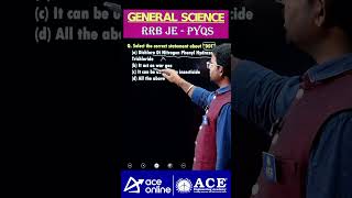 RRB JE General Science PYQs  Select the Correct Statement about DDT  aceonline [upl. by Sral]