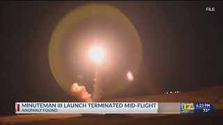 Minuteman II launch terminated midflight [upl. by Melvena770]