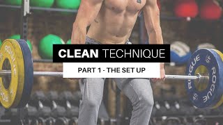 Clean Technique Proper Set Up and Start Position  Olympic Weightlifting Part 1 [upl. by Shanta894]