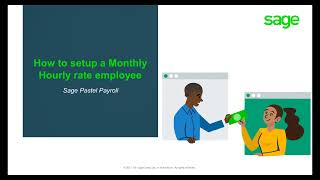 Sage Pastel Payroll AMEA Setup Hourly Rate for your Monthly employees [upl. by Enitsrik468]