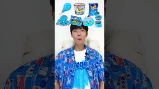 Random Blue food MUKBANG🥶 shorts [upl. by Jamel351]