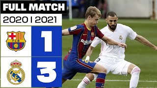 FC Barcelona vs Real Madrid 13 20202021 PARTIDO COMPLETO [upl. by Nnairam]