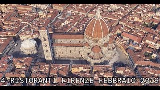 4 Ristoranti Firenze Febbraio 2019 [upl. by Eboj636]