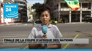 CAN2022  Au Sénégal tout un pays derrière son équipe avant la finale face à lÉgypte [upl. by Retep]