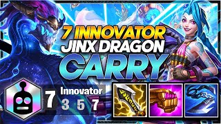 7 INNOVATOR JINX CARRY TFT SET 6 Guide RANKED I Teamfight Tactics 1122 Patch emilyywang [upl. by Wilder941]