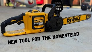 Dewalt Flexvolt Chainsaw Might Be My New GoTo [upl. by Annalise526]