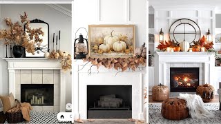 35 Monochrome Fall Mantel Decor Ideas Achieve a Chic Minimalist Look with a Single Color Palette [upl. by Gerome]