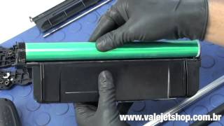 Vídeo Recarga Toner Samsung ML 2850  ML 2851ND  Vídeo Aula Valejetcom [upl. by Nestor185]