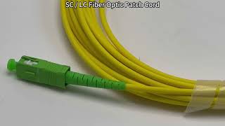 TTi Fiber  SC  LC Fiber Optic Patch Cord [upl. by Novled]