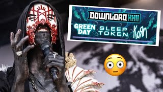 Sleep Token is a HEADLINER Now 😠 Do They Deserve the TOP SPOT⁉️ Download Festival sleeptoken [upl. by Lissner797]