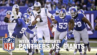 Panthers vs Giants  Week 15 Highlights  NFL [upl. by Esialb]