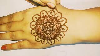 back hand mehndi design gol tikli design like and subscribe my channel viral video [upl. by Fortune]