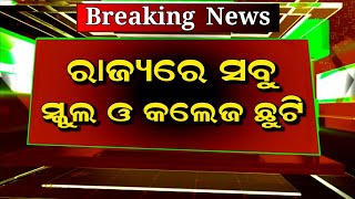 ସ୍କୁଲ ଓ କଲେଜ ଛୁଟିକୁ ନେଇ ଆସିଲା ବଡ଼ ସୂଚନା  School College Holiday News Odisha [upl. by Hseyaj197]