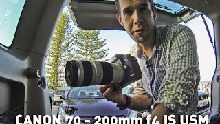 Canon 70  200mm f4 IS USM Review with Samples  Surf Photography [upl. by Hulbig]