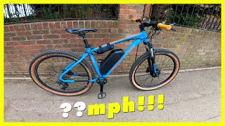 BEST ENTRY LEVEL KIT 350w EBIKE  TEST RIDE [upl. by Fari244]