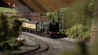 Four Triang BRITS on My Layout 24052014 [upl. by Eahsat809]