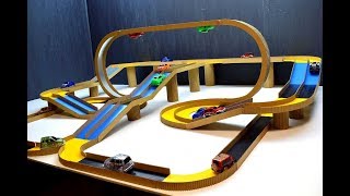 DIY Magic track with magic cars on magnets out of cardboard [upl. by Bryana]