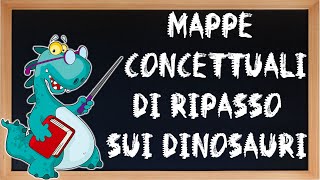 🦕🦖 MAPPE CONCETTUALI e SCHEMI di RIPASSO sui DINOSAURI  Studiare la Preistoria 📖👩🏻‍🏫 [upl. by Eidde114]