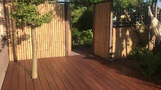 Beautiful and elegant bamboo decking  MOSO Bamboo Ndurance Curved [upl. by Rather]