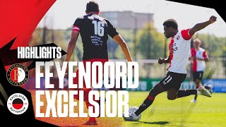 Friendly derby draw ⚖  Highlights Feyenoord  Excelsior  Friendly 20232024 [upl. by Seiuqram]