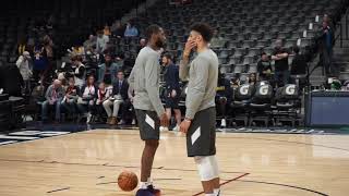 Will Barton informs Jamal Murray that Kobe Bryant died in an accident [upl. by Amian687]