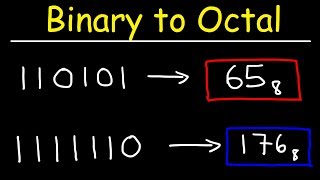 Binary to Octal Conversion [upl. by Ramedlaw115]