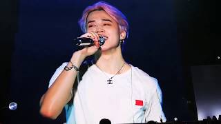 JIMIN singing PROMISE live 💜💜 [upl. by Pegeen]