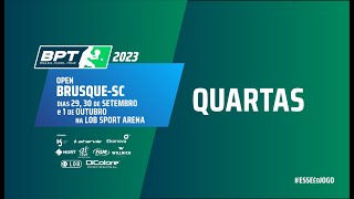 Brasil Padel Tour 2023  Etapa BrusqueSC  QUADRA CENTRAL  QUARTAS [upl. by Dewhurst]