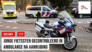 Meisje op fiets geschept door auto in Sterrenburg [upl. by Cannell]