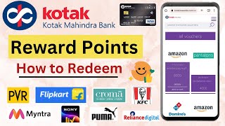 Kotak Credit Card Reward Points Redeem  4 PVR Coupon Milestone  PART 2 [upl. by Ettigirb]