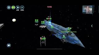 Chimaera vs Raddus GAC  Grand Arena  Ships Battle [upl. by Negiam]