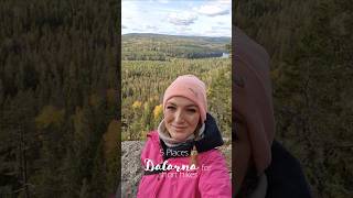 5 places for short hikes in Dalarna🇸🇪travel hiking nature sweden [upl. by Ajidahk]