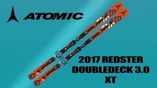 2017 Atomic Redster Doubledeck 30 XT Ski Test with Wolfgang Mayrhofer and Ron Kipp [upl. by Frechette805]