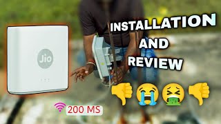 Jio air Fiber installation and review 🥲 Diwali offer ka fayada kaise uthaye 😍 [upl. by Nahtaoj]