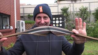 Bearpaw Bodnik Signature Longbow  3000 longbow [upl. by Panter]