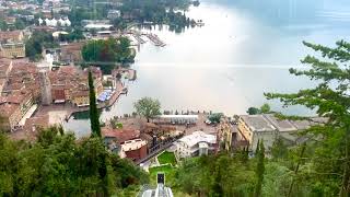 Ascensore panoramico Riva del Garda Bastione [upl. by Hgielhsa296]