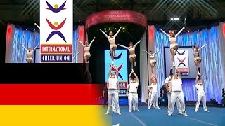 Team Germany Coed Premier  Platz 4 ICU World Cheerleading Championships 2017 [upl. by Elysee]